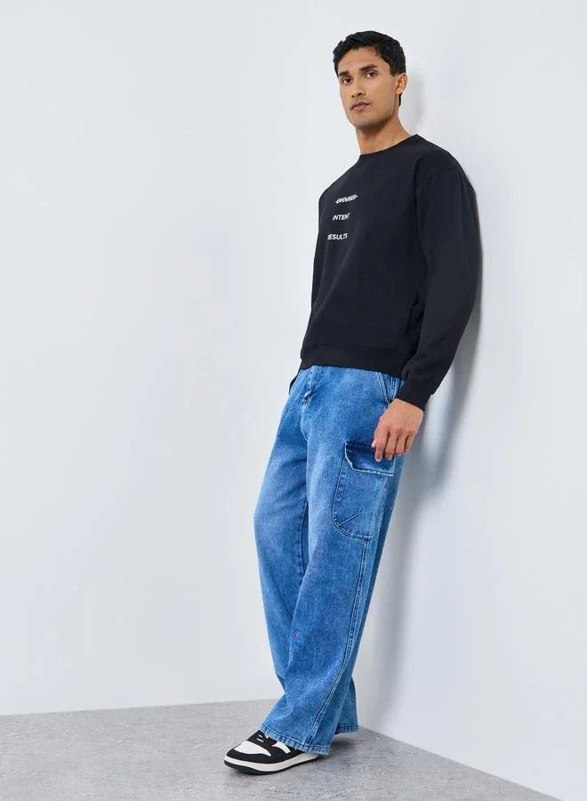 ستايلي سويت شيرت فليس بقصة مريحة